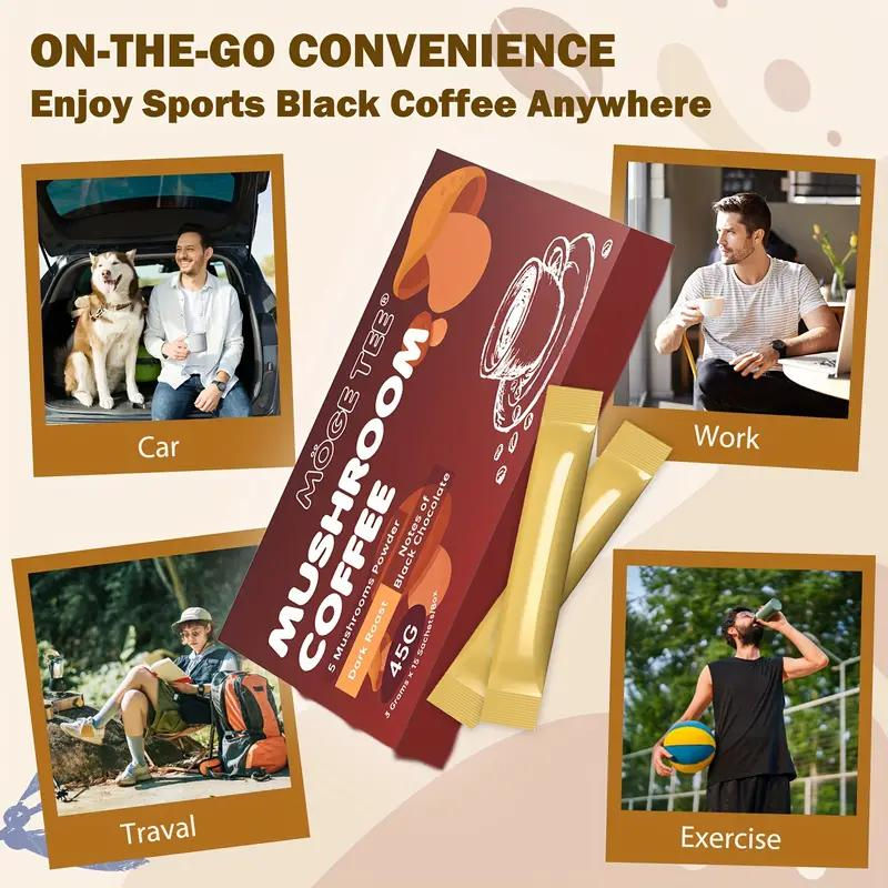 Thumbnail: Möge Tee Mushroom Coffee | 5-Mushroom Power Blend | 45g | 15 Sachets