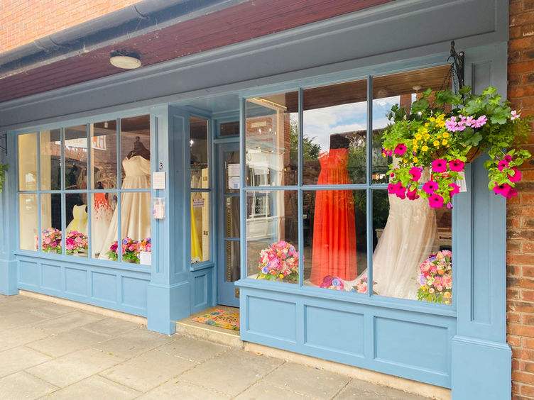 Boutique window displays