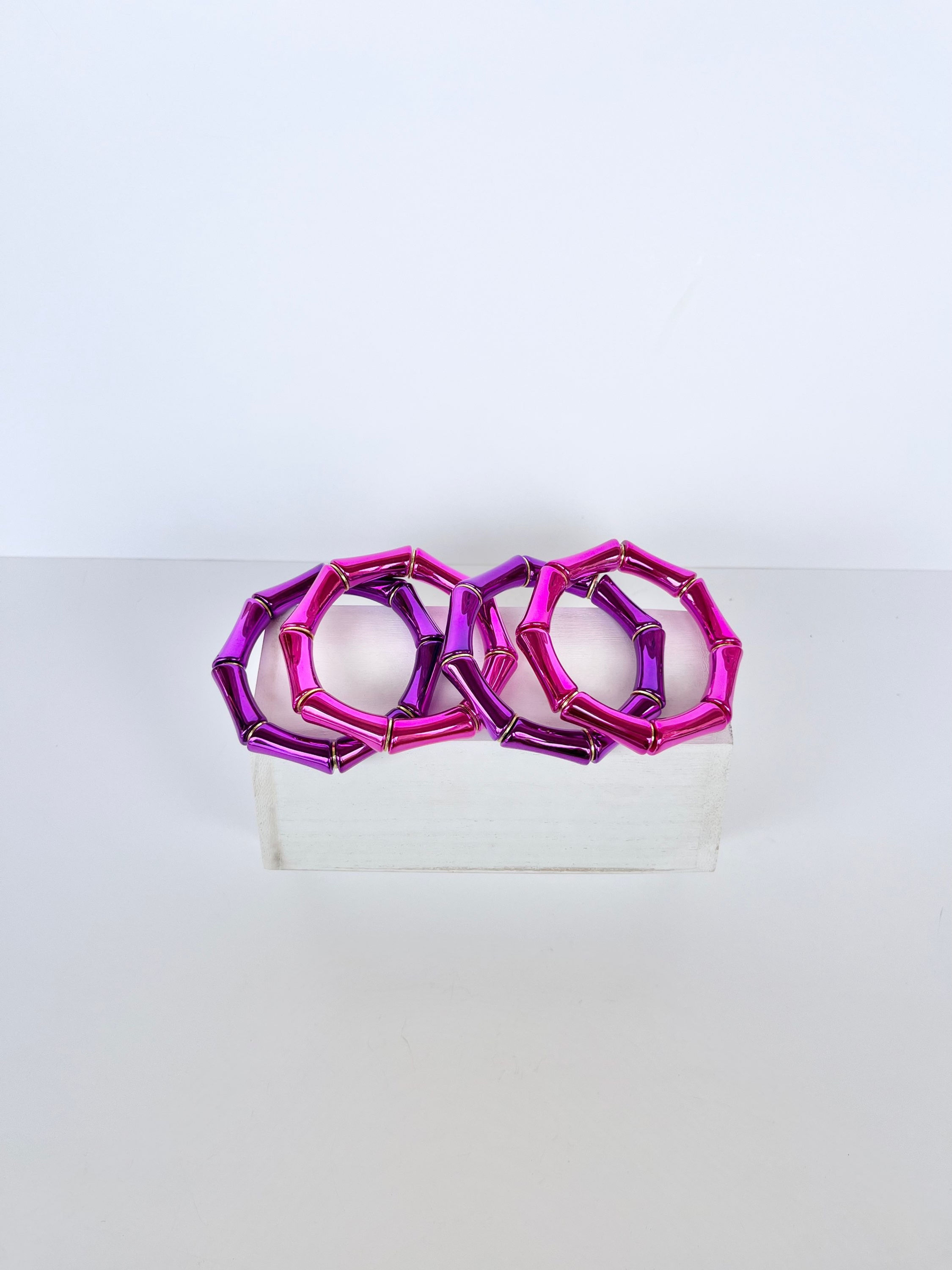 the Metallic Summer Bracelets