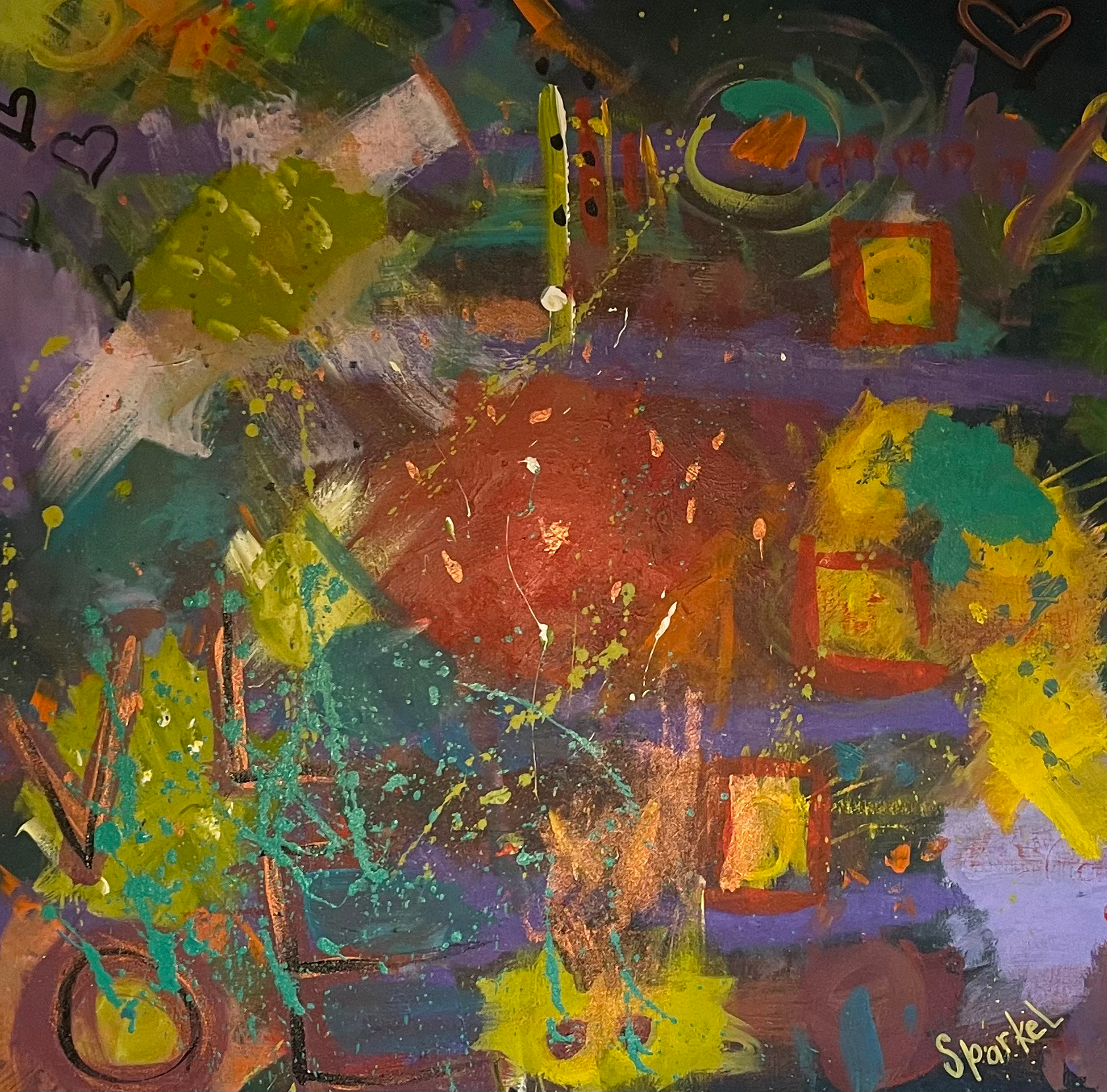 I love this one 75x75cm acrylic 