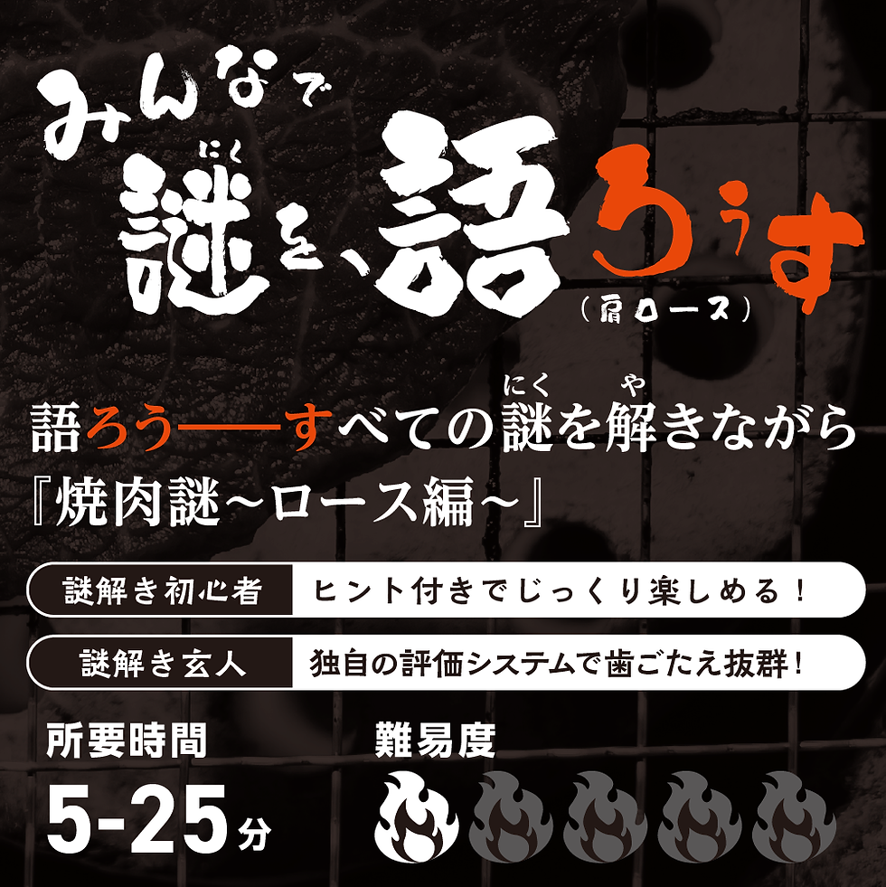 サムネイル： 焼肉謎 -ロース編-