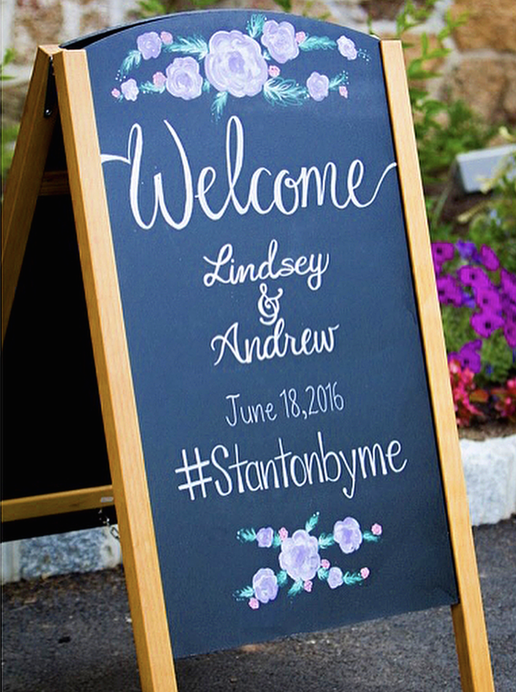 Custom Wedding Chalkboard Sign