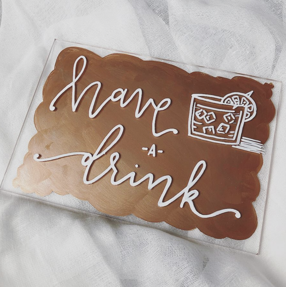 Custom Wedding Bar Sign