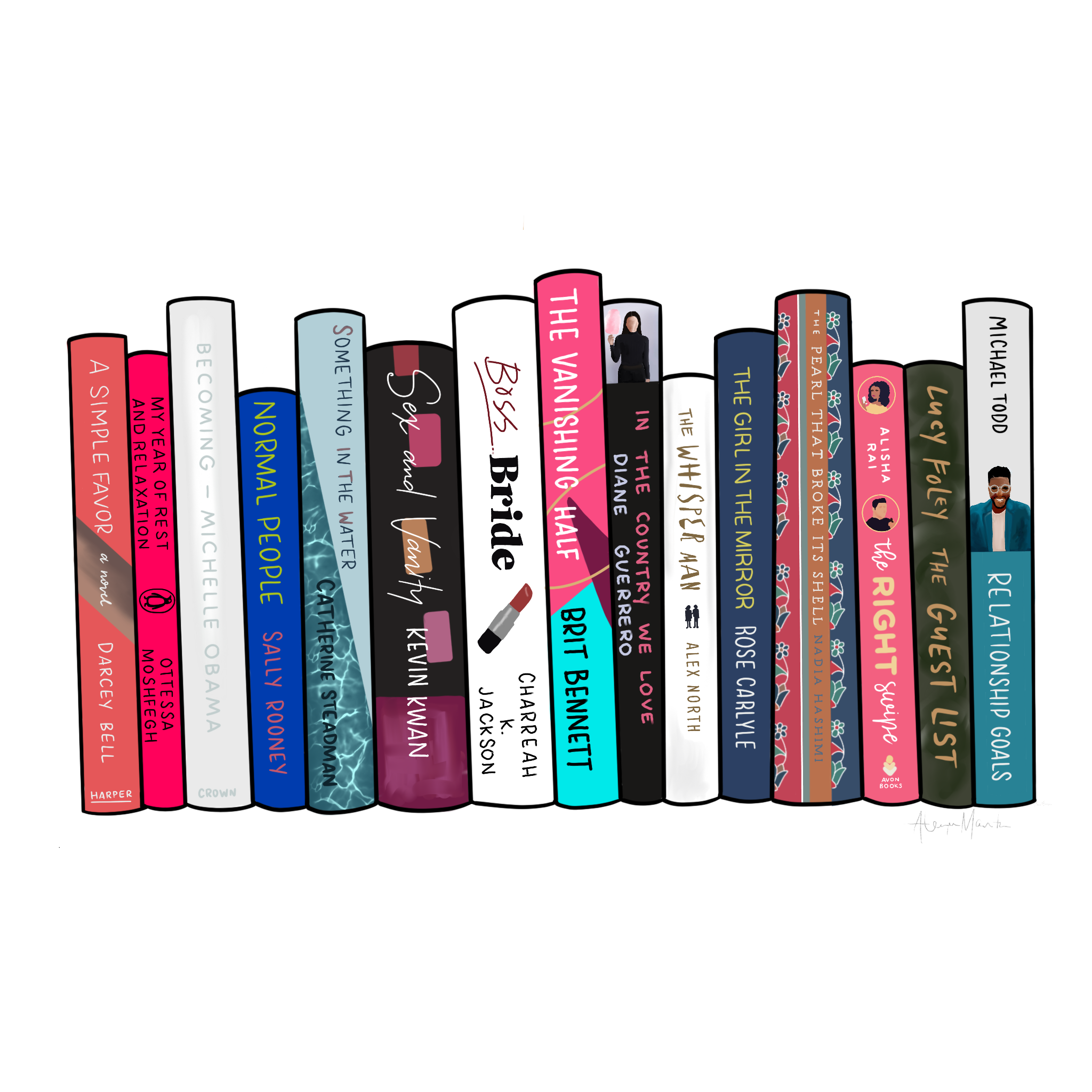 Book Club Illustration