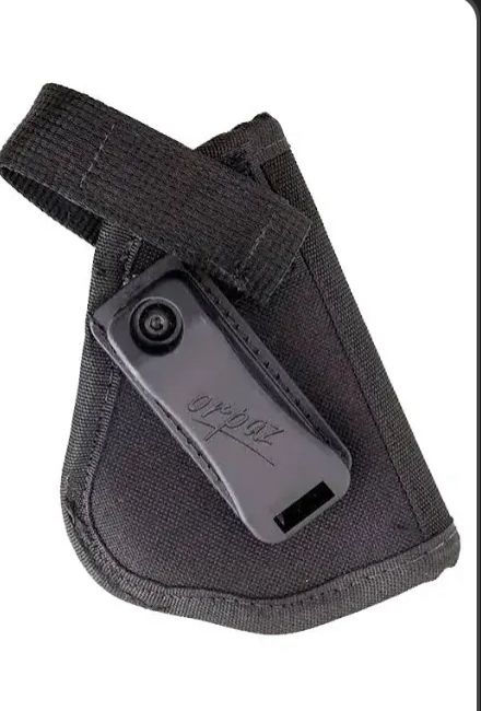 נרתיק אקדח אוניברסלי, בד שחור, מתאים לאקדחים שונים