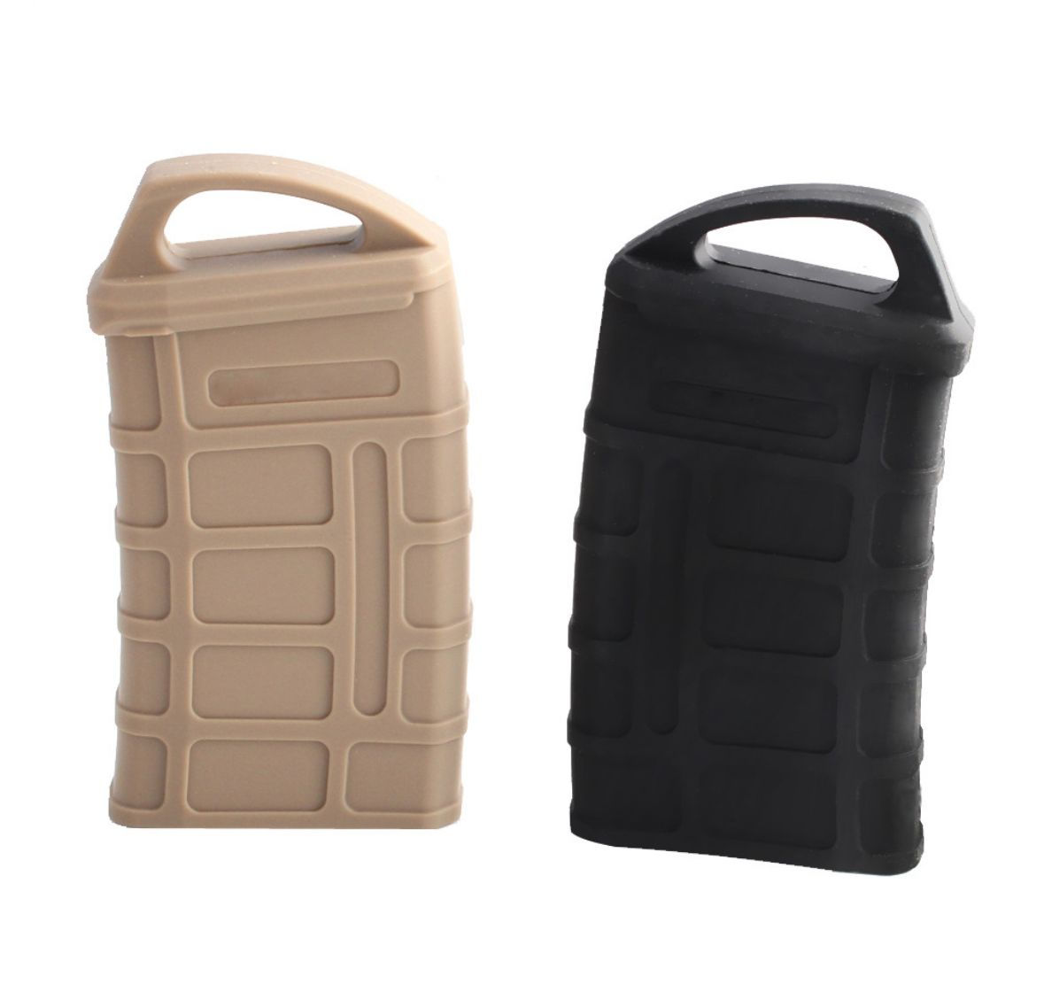 כיסויים מגן למחסניות, בצבע בז' ושחור