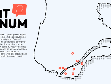 Cartographie de la CITNUM au Québec