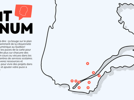 Cartographie de la CITNUM au Québec