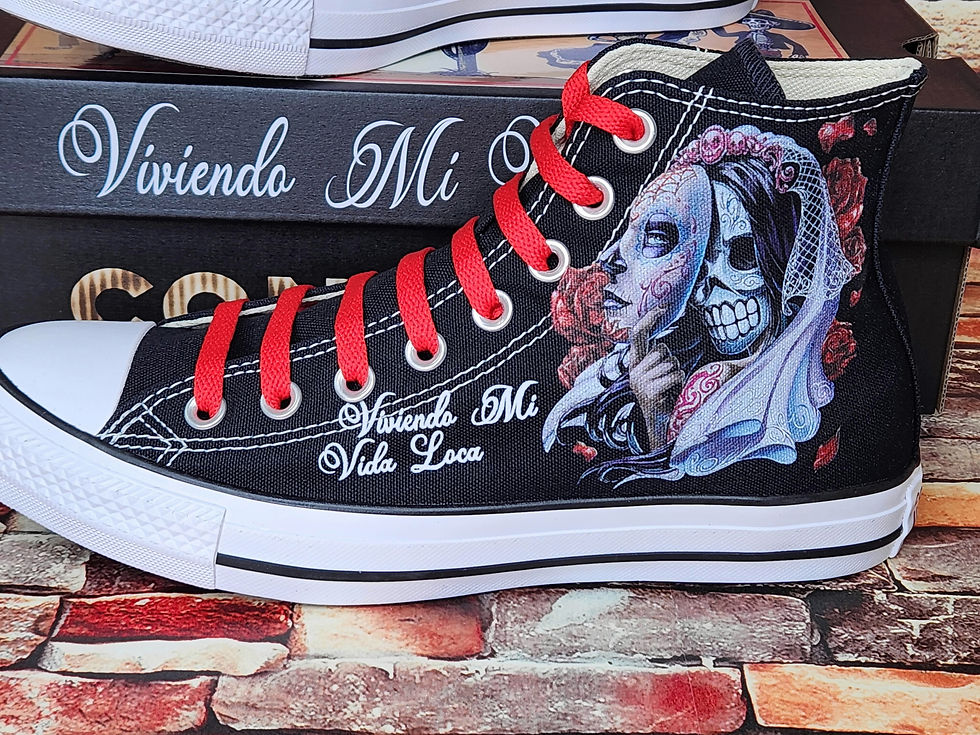 Thumbnail: VIVIENDO MI VIDA LOCA CONVERSE HIGH TOP SNEAKERS