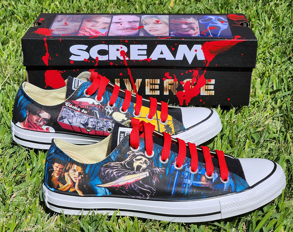Thumbnail: SCREAM CUSTOM CONVERSE SNEAKERS