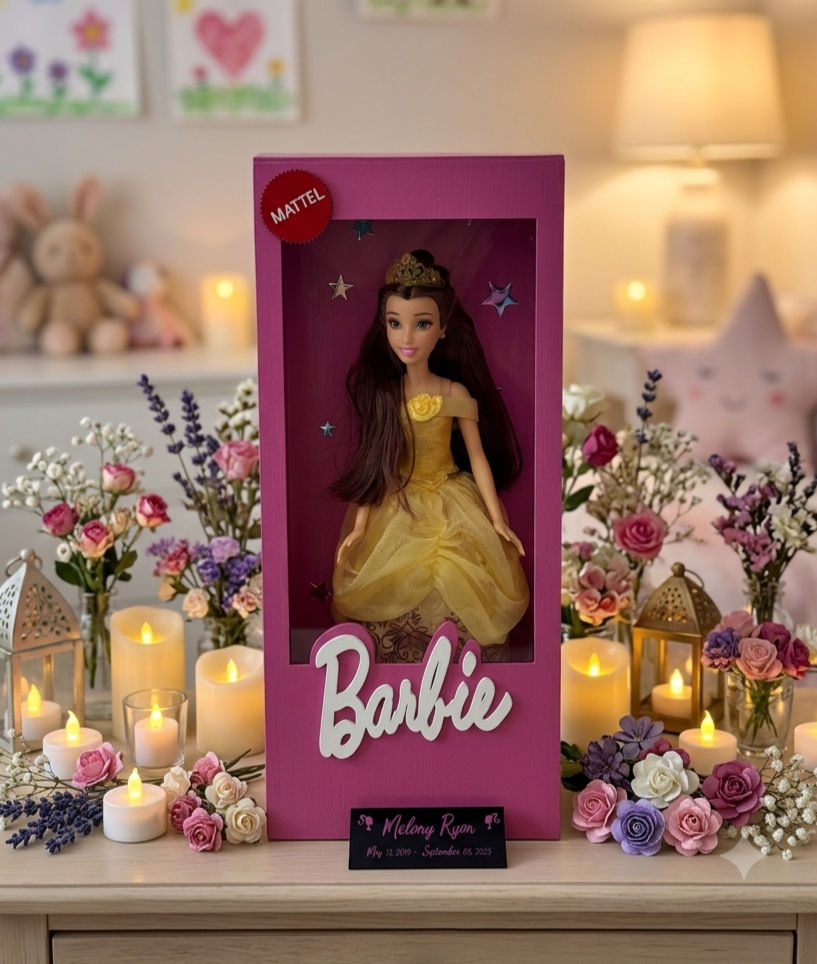 Barbie Cremation Urn for Children