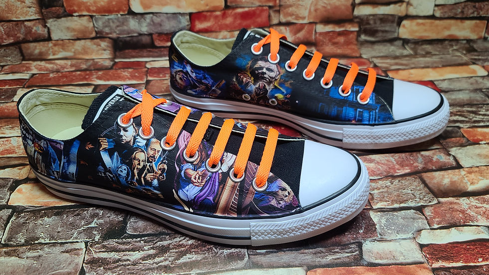 Thumbnail: HALLOWEEN CUSTOM CONVERSE SNEAKERS