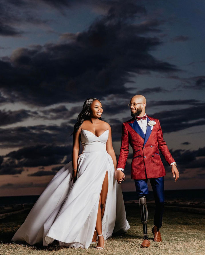 Bride and Groom in Jamaica