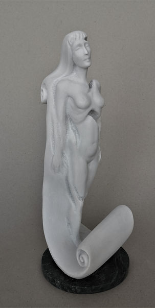 Marmo statuario - Musa della poesia epica- Marble - Muse of epic poetry