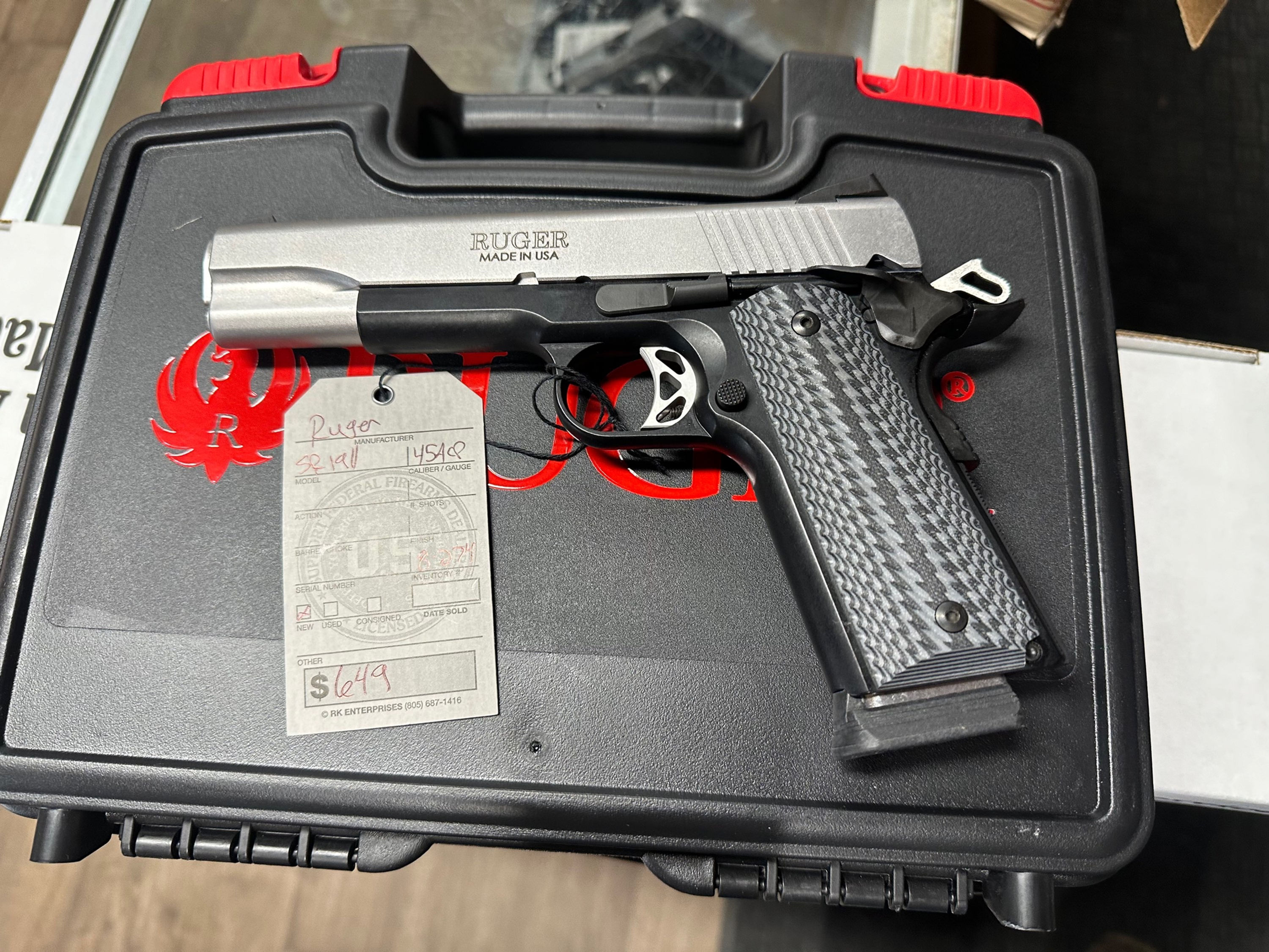 Ruger SR1911 45acp