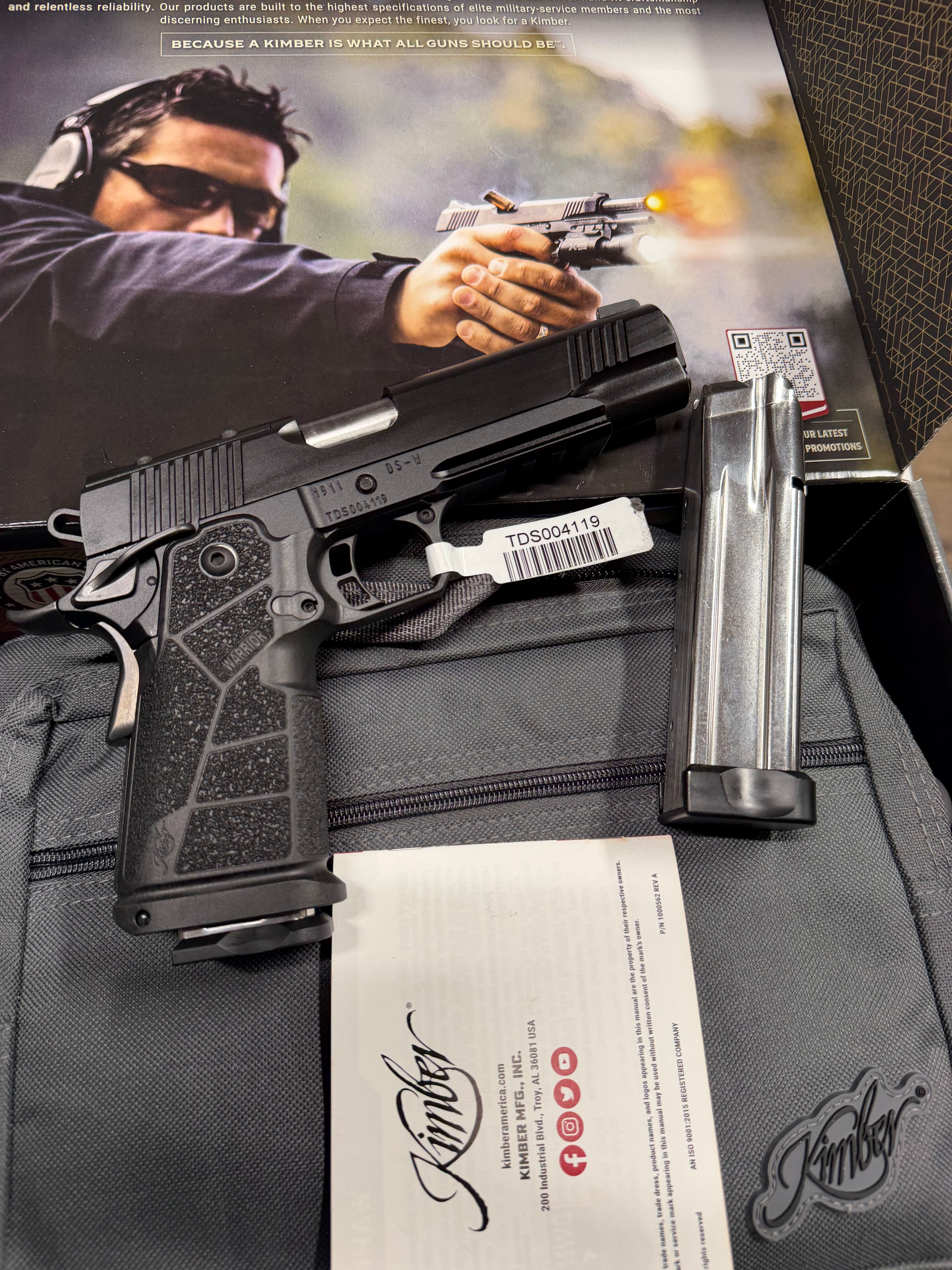 Kimber DS Warrior 9mm 17/20 round
