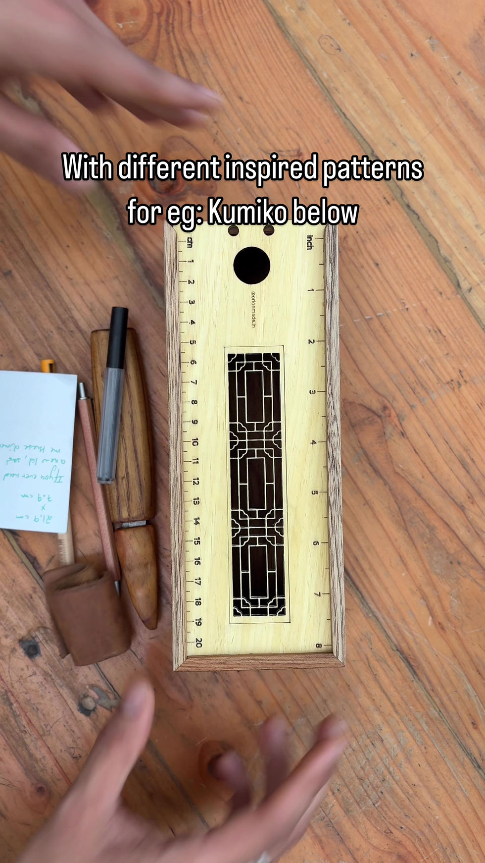 Thumbnail: the Artist's Box (teak & tools)