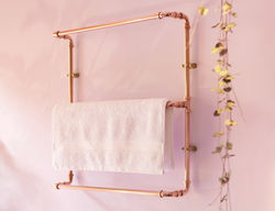 Dog's Body Copper Towel Rail