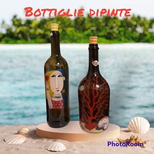 Bottiglie dipinte