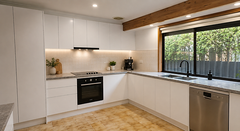 Bunnings Kitchen installed by Assembly Experts.png