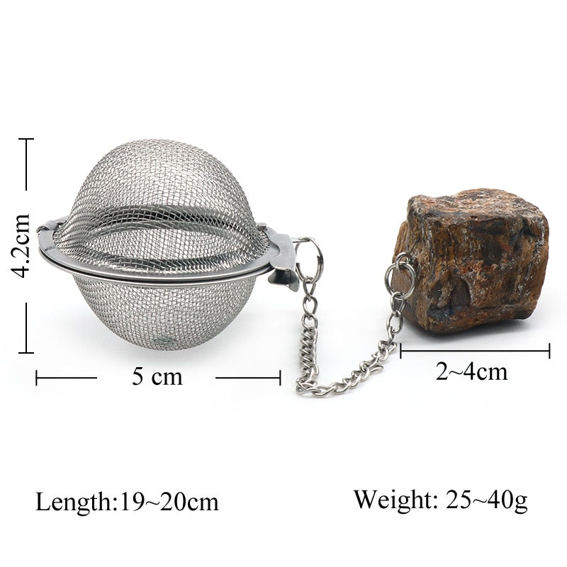 Miniaturbild: Stainless Steel Crystal Tea ball infuser