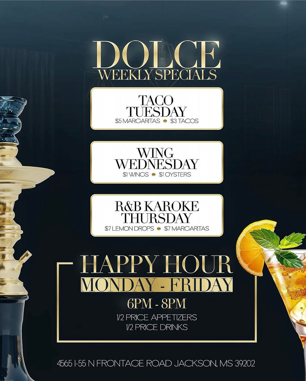 There’s always something going on at Dolce’ Jackson