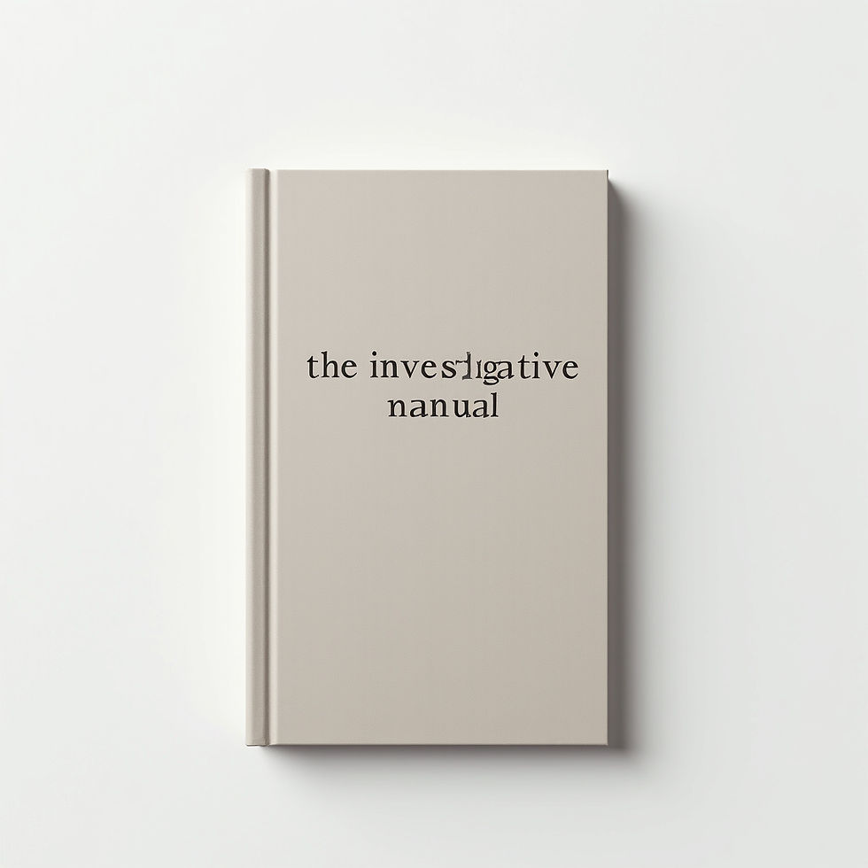 The Investigative Manual