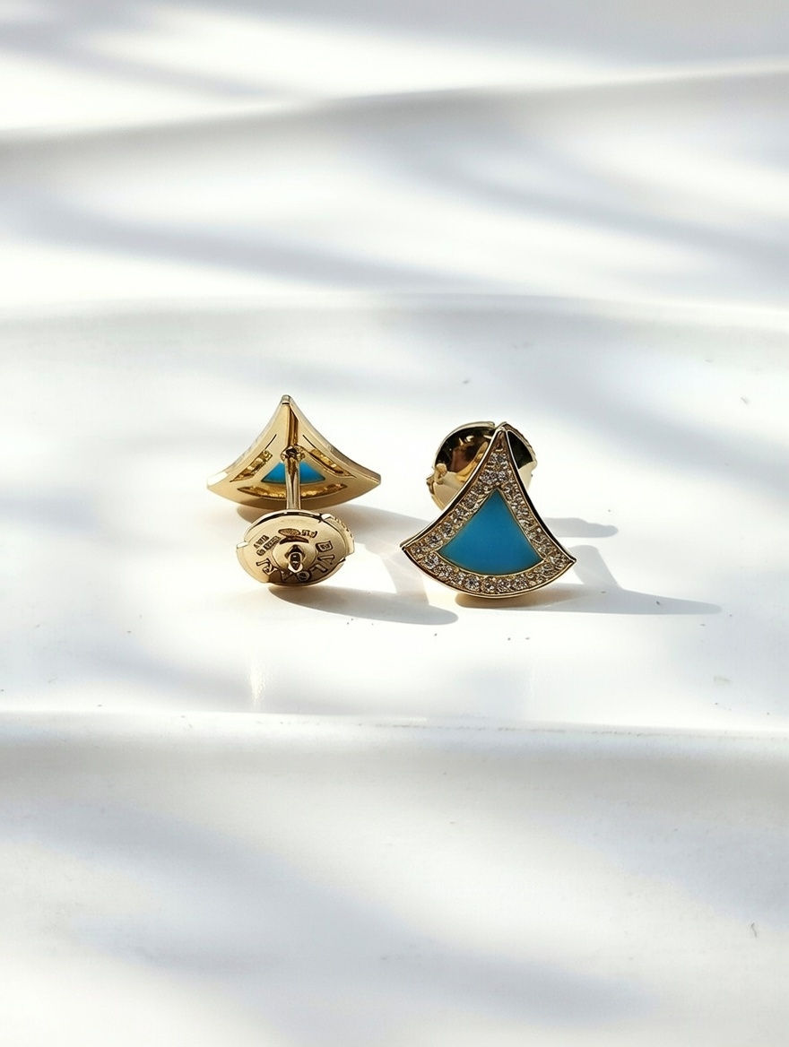 섬네일: Divas' Dream Earrings. Turquoise