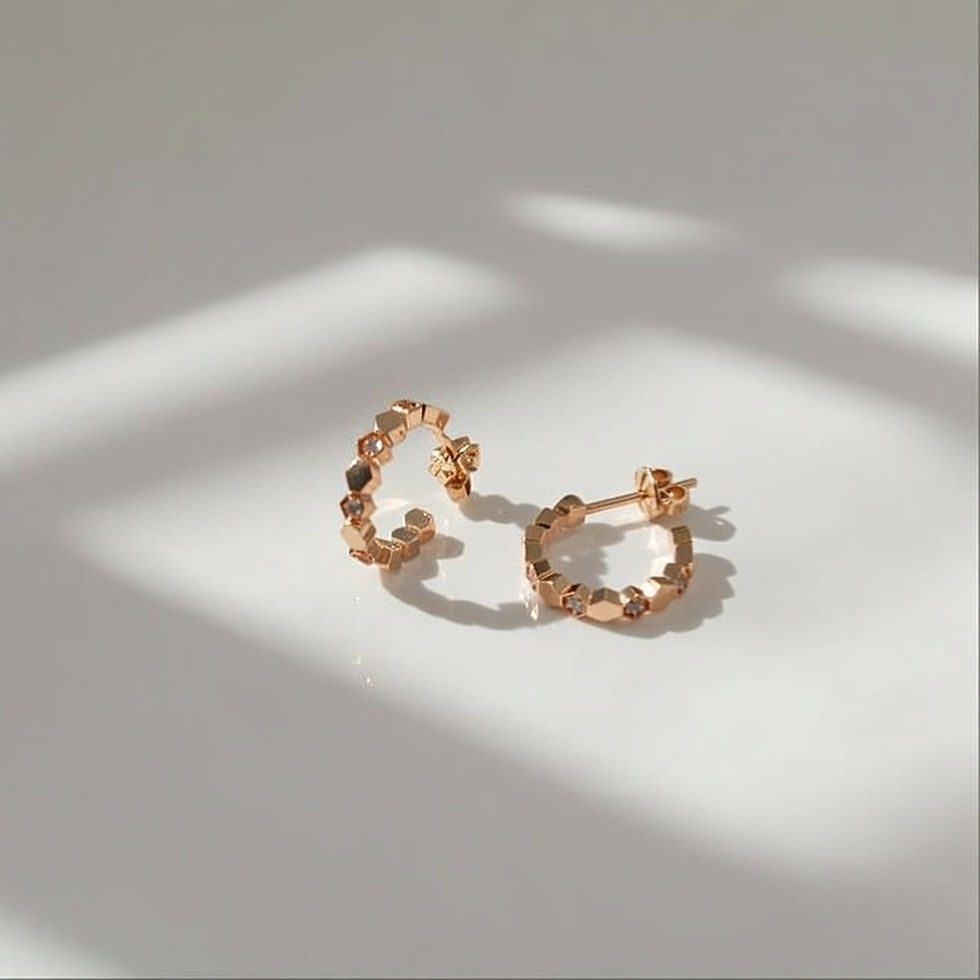 섬네일: BEE MY LOVE HOOP. LAB Diamond