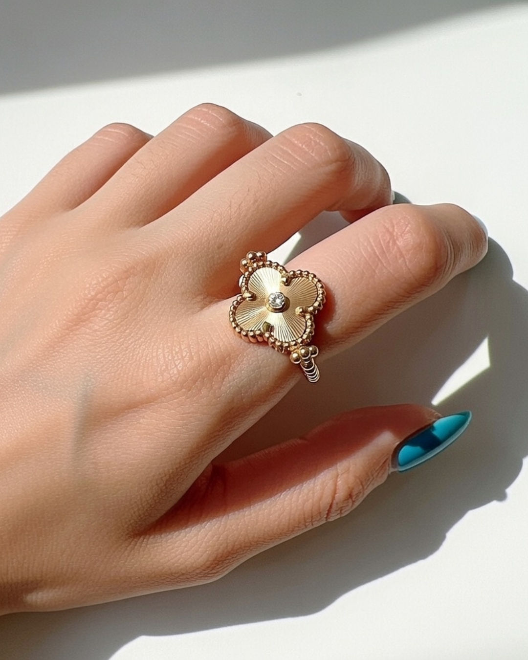 Vintage Alhambra reversible ring.