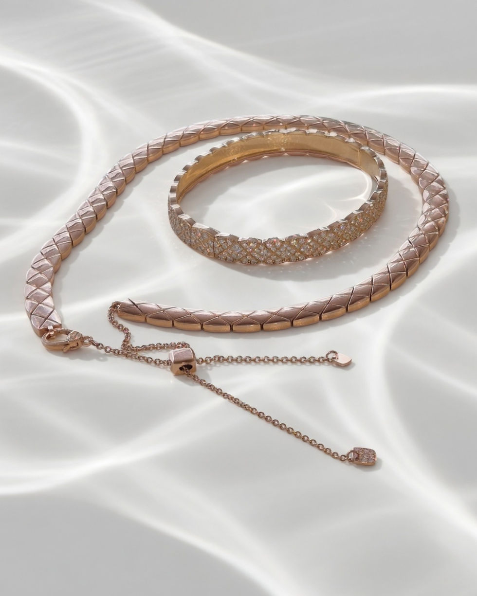 섬네일: Coco Crush supple short necklace.
