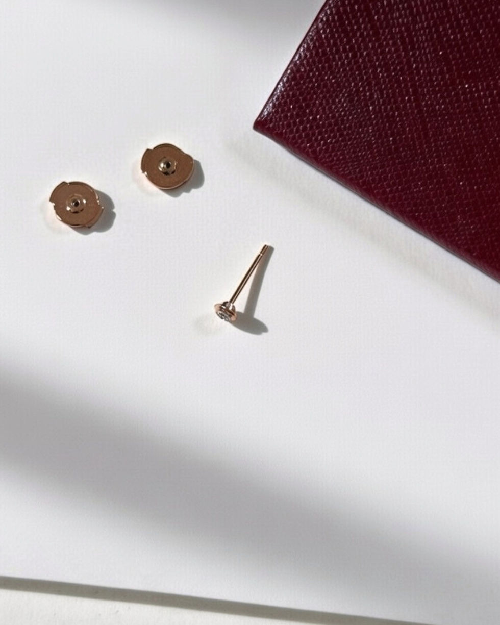 섬네일: d'Amour stud earrings MINI. LAB Diamond