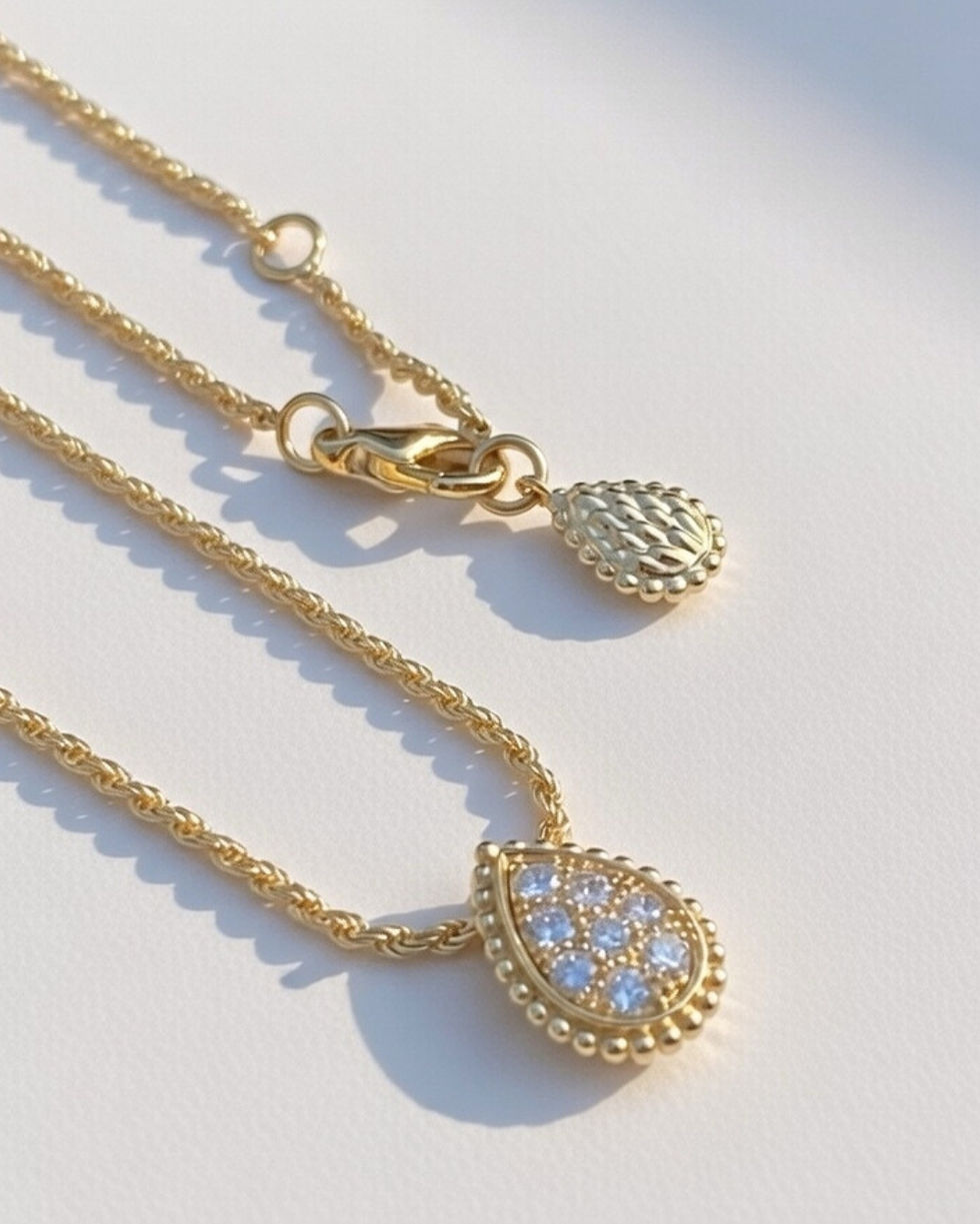 섬네일: Bohème pendant S Motif. LAB Diamond