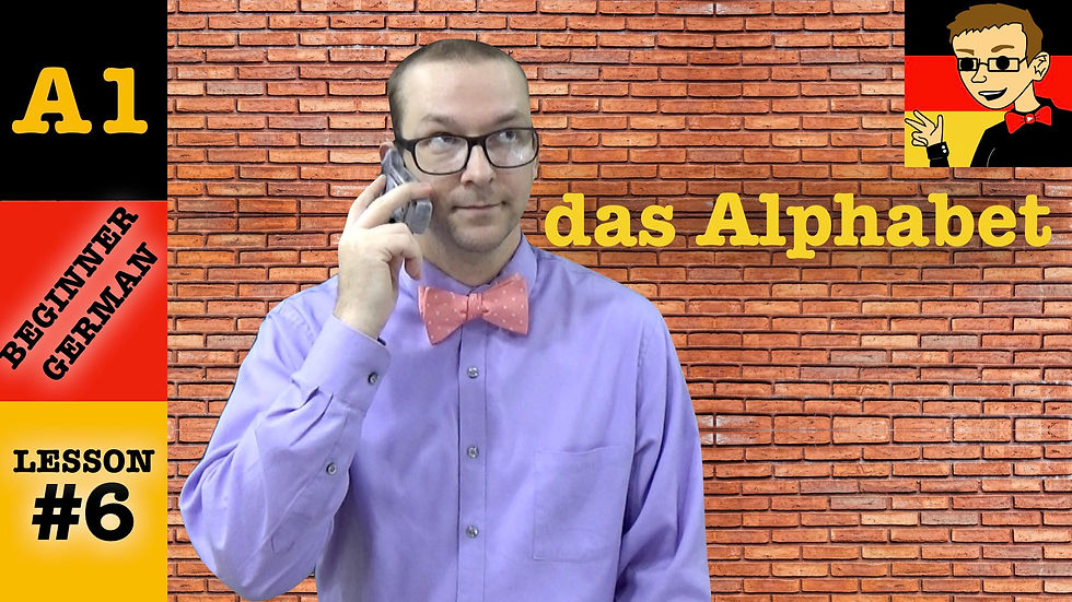 The German Alphabet (das Alphabet)