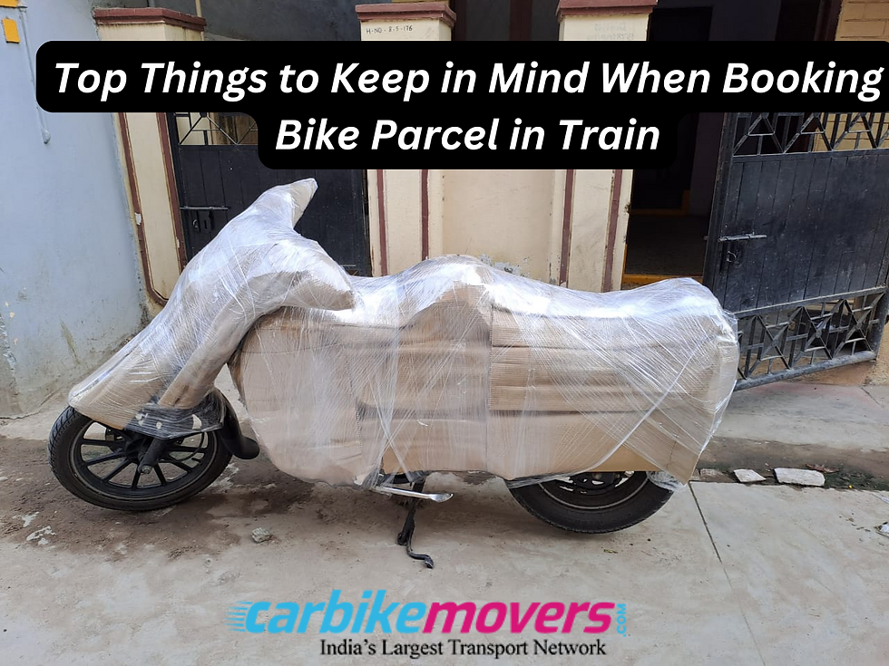 Bike Parcel in Train