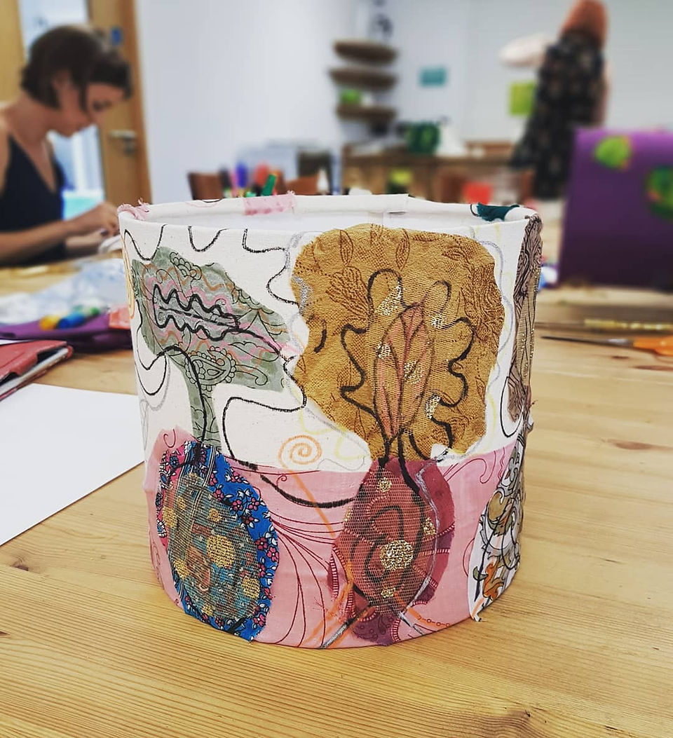 Lampshade 4 work in progress