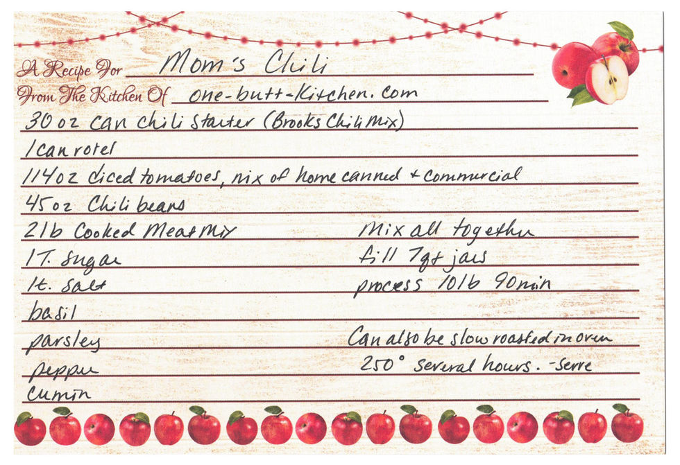 Moms Chili