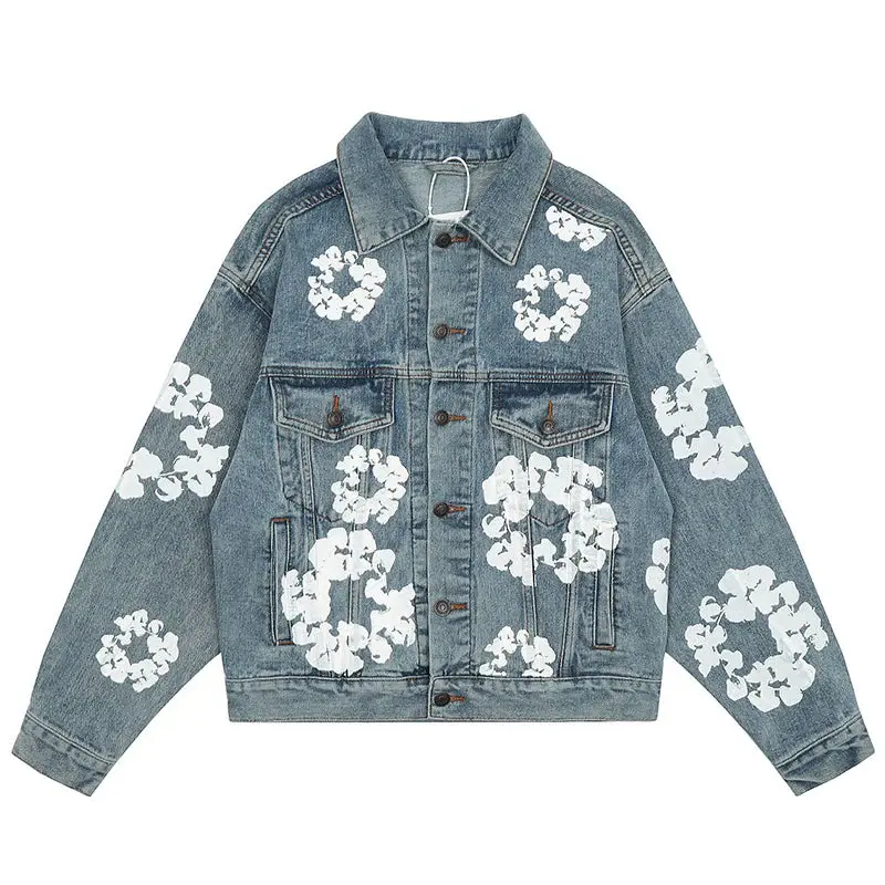 DENIM TEAR VINTAGE KANYE JACKET