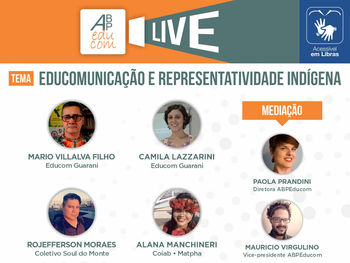 Live da RNCD e ABPEducom aborda Educomunicação e representatividade indígena