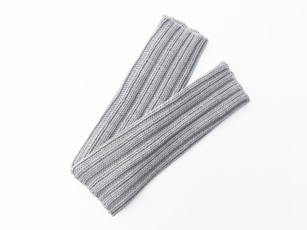 ランダムリブ アーム/レッグウォーマー