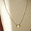 サムネイル： Lemon quartz stone thick chain necklace