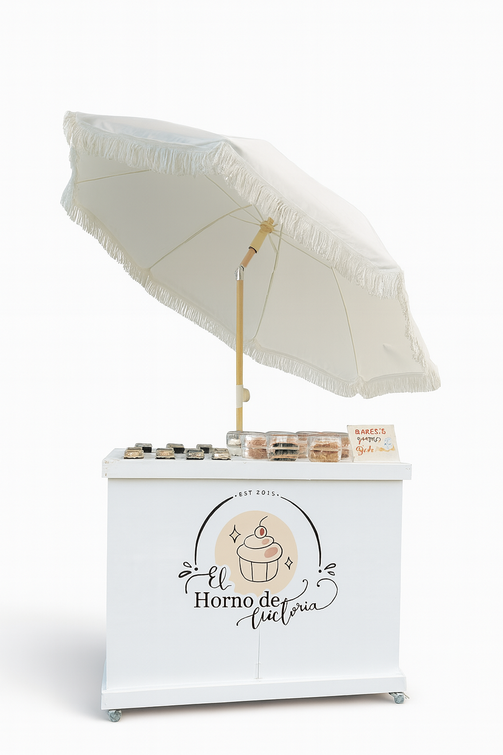 Carrito de catering El Horno de Victoria
