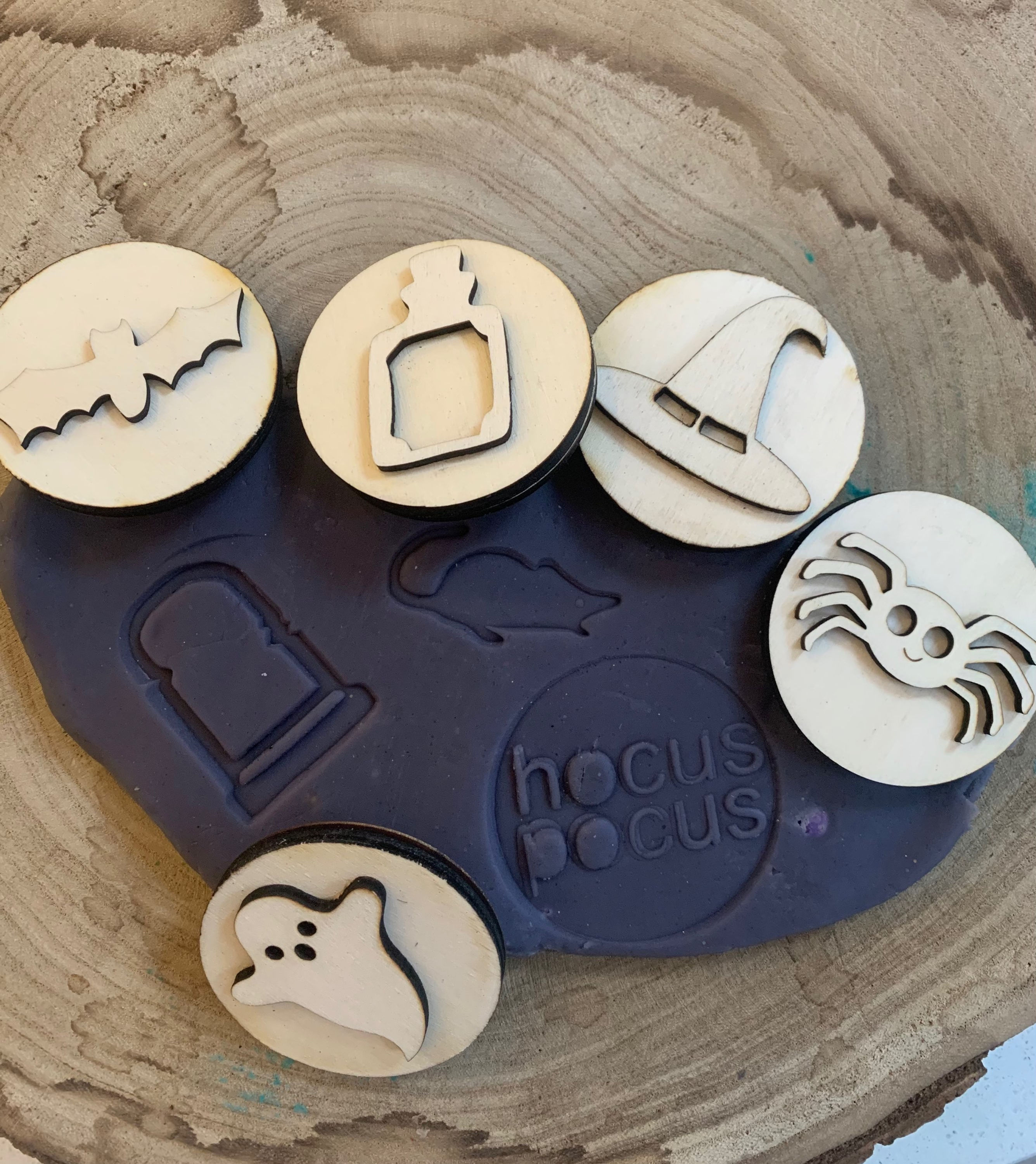 Haloween Dough stamps