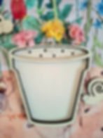 Wooden plant pot