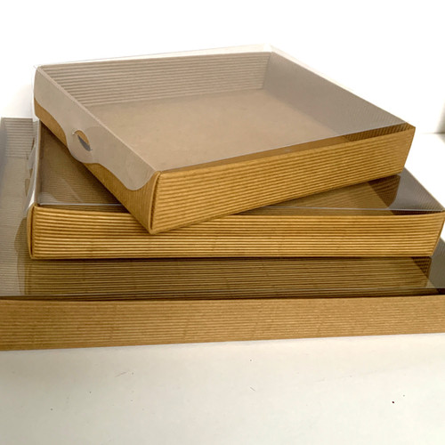 Corrugated Clear lid Boxes, Transparent Lid Gift boxes,UK Swift Hart