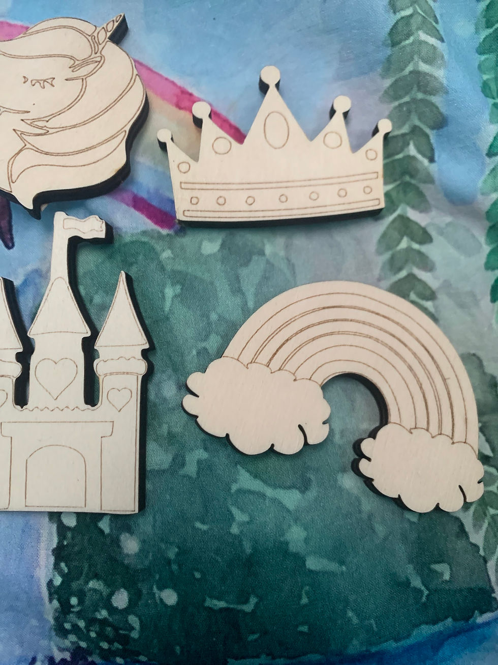 Unicorn rainbow magnets