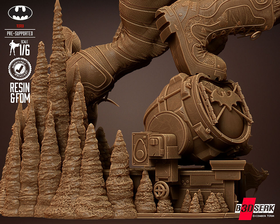 Miniaturbild: Bane, DC, 1/4-1/24, Sculpture, Figur, Unbemalt, 3D-Druck, B3DSERK, MFW
