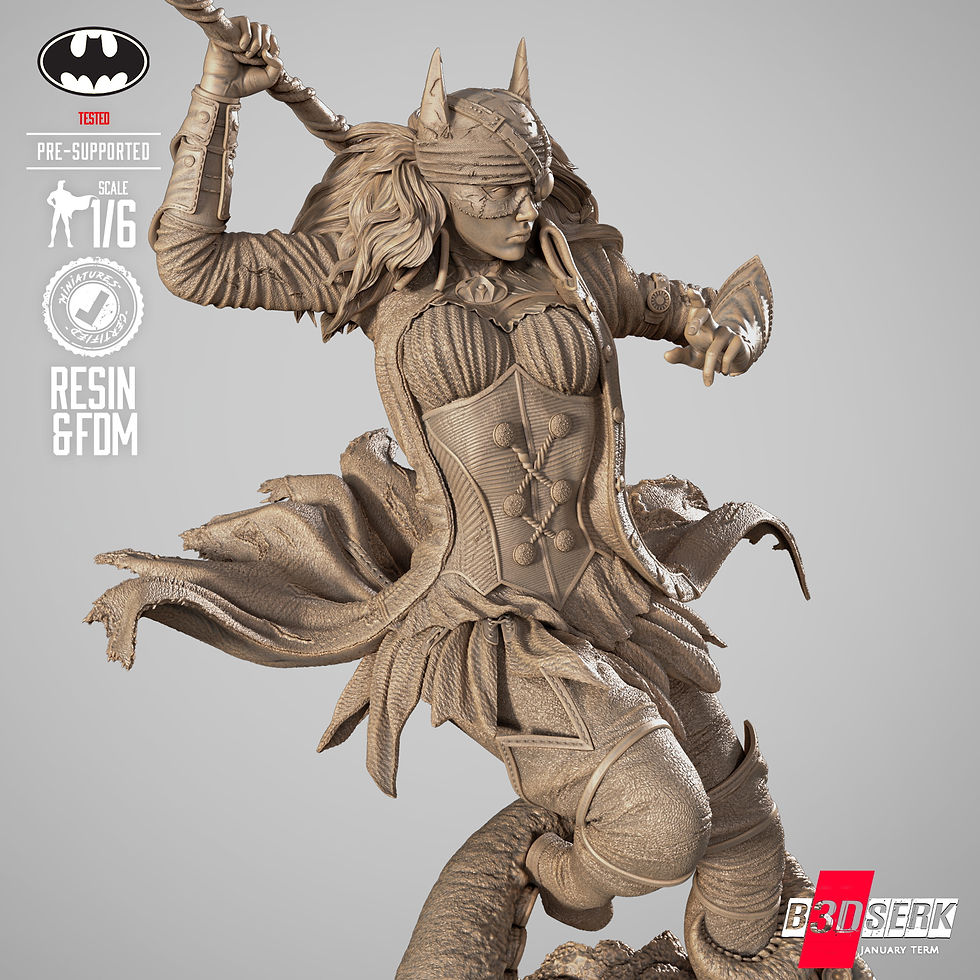 Miniaturbild: The Drowned,DC, 1/4-1/24, Figur, Unbemalt, 3D-Druck, Statue, Skulp