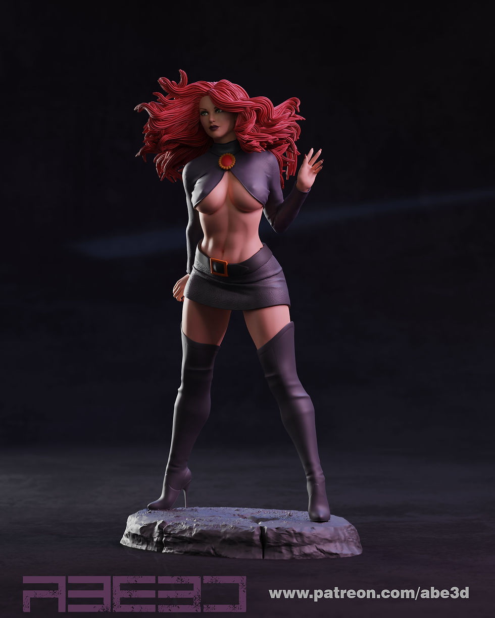 Miniaturbild: MADELYNE PRYOR, MARVEL, 1/4-1/24, FIGUR, UNBEMALT, 3D-DRUCK, STATUE, ABE3D, MFW