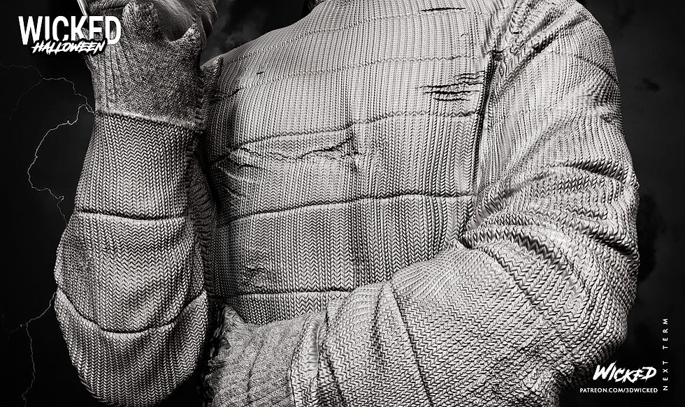 Miniaturbild: Freddy Krueger 1/4-1/24, Sculpture, Figur, Unbemalt, 3D-DRUCK